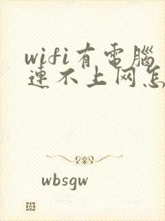 wifi有电脑连不上网怎么办