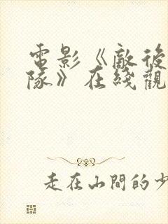 电影《敌后敢死队》在线观看