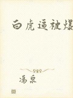 白虎逼被爆操
