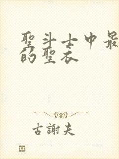 圣斗士中最漂亮的圣衣