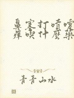 鼻塞打喷嚏喉咙痒吃什么药封面