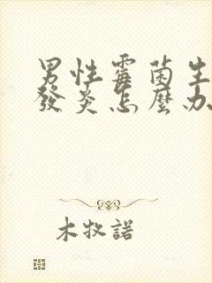 男性霉菌生殖器发炎怎么办