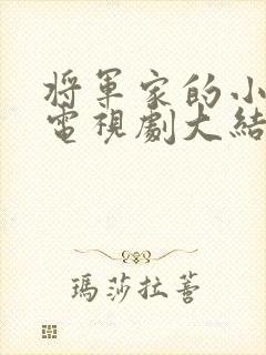 将军家的小娘子电视剧大结局