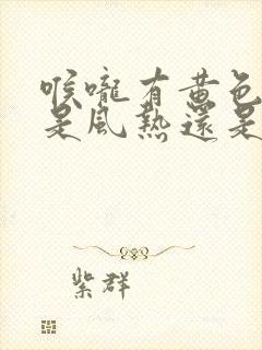 喉咙有黄色的痰是风热还是风寒