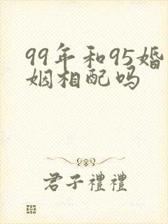 99年和95婚姻相配吗封面