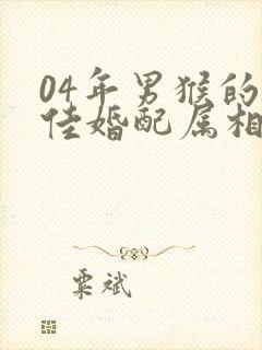 04年男猴的最佳婚配属相