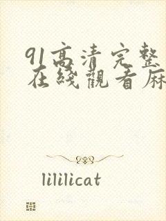 91高清完整版在线观看麻豆