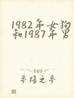 1982年女狗和1987年男兔可以结婚吗