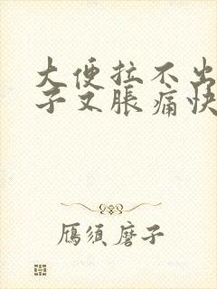 大便拉不出来肚子又胀痛快速解决