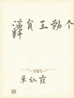 演员王勃个人资料