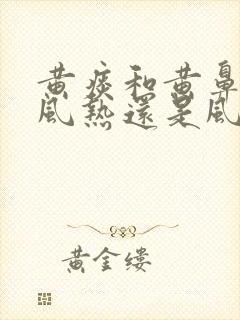 黄痰和黄鼻涕是风热还是风寒