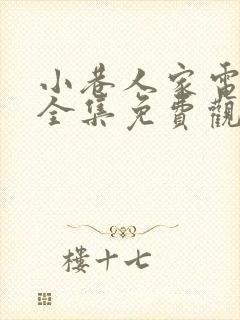 小巷人家电视剧全集免费观看2024