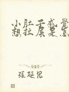 小肚子感觉下坠想拉屎是怎么回事啊