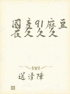 国产91麻豆午夜久久久