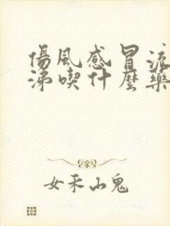 伤风感冒流清鼻涕吃什么药