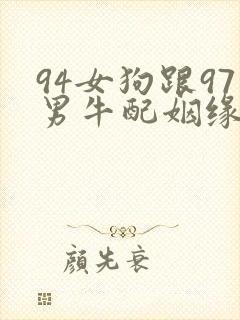 94女狗跟97男牛配姻缘好吗