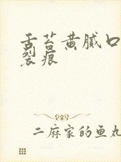 舌苔黄腻口臭有裂痕