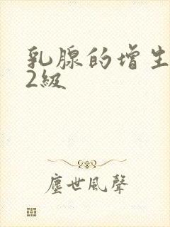 乳腺的增生结节2级