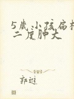 5岁小孩扁桃体二度肿大