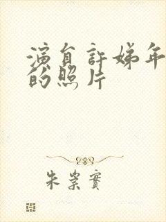 演员许娣年轻时的照片封面