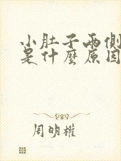 小肚子两侧胀疼是什么原因女