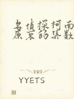 名侦探柯南有灰原哀的集数