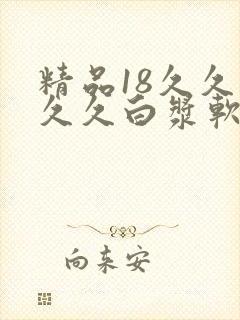 精品18久久久久久白浆软件