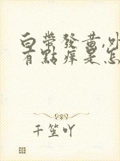 白带发黄,外阴有点痒是怎么回事