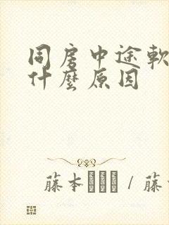 同房中途软了是什么原因