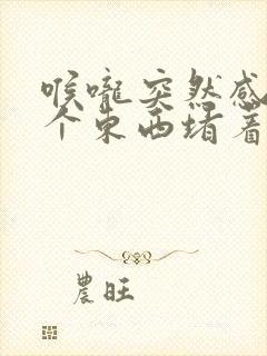 喉咙突然感觉有个东西堵着封面