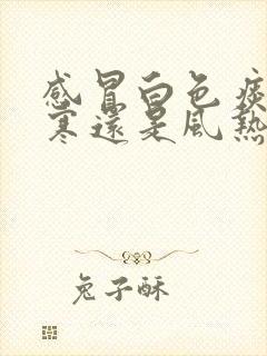 感冒白色痰是风寒还是风热