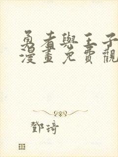 勇者与王子殿下漫画免费观看封面