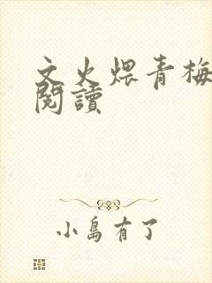文火煨青梅免费阅读
