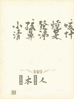 小孩发烧咳嗽流清鼻涕是什么感冒