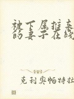 被下属推来推去的妻子在线观看