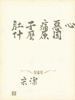 肚子痛恶心呕吐什么原因