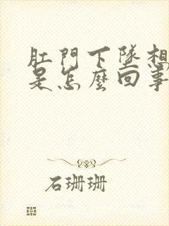 肛门下坠想大便是怎么回事