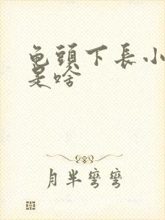 龟头下长小肉粒是啥