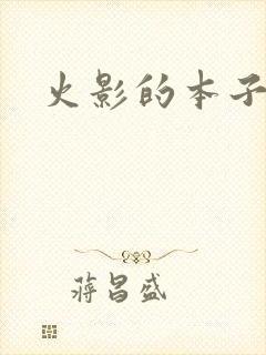火影的本子