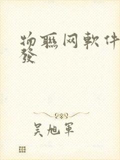 物联网软件的开发封面