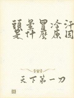 头晕冒冷汗呕吐是什么原因引起的