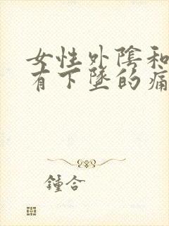 女性外阴和屁眼有下坠的痛感