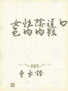 女性阴道口长红色肉肉粒