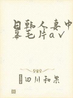 日韩人妻中文字幕毛片a√