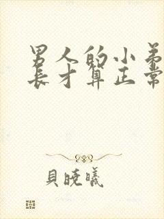 男人的小弟弟多长才算正常封面