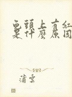 龟头上有红疙瘩是什么原因