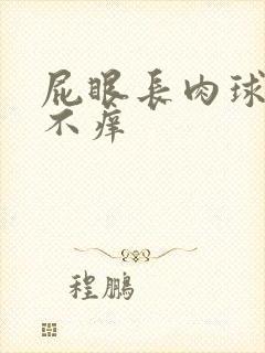 屁眼长肉球不痛不痒封面