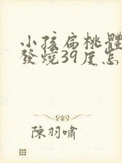 小孩扁桃体发炎发烧39度怎么办