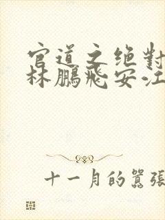 官道之绝对权力林鹏飞安江小说在线