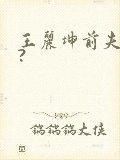 王丽坤前夫是谁?